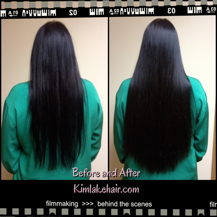 Hair extensions for thickening.