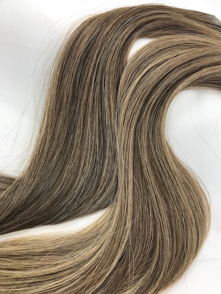 Soft natural hair extensions