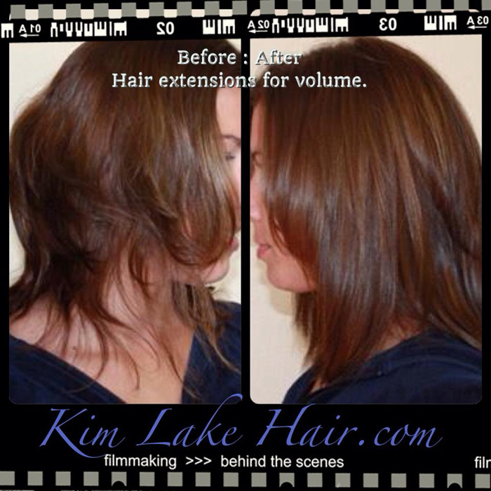 Kim Lake Hair Extension Salon : Before and after pictures 